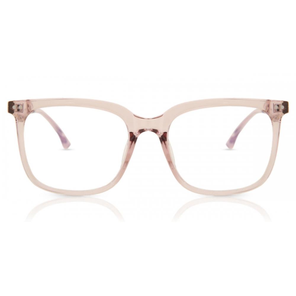 Full Rim Square Transparent Pink Smartbuy Collection Cyd 228224 C9 Fashion Unisex Eyeglasses