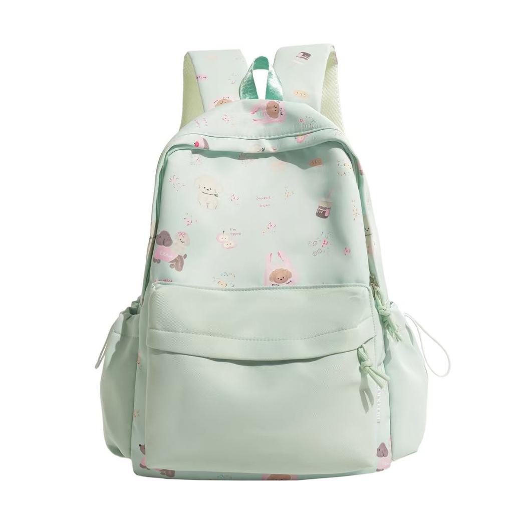 Schoolbag Cute Cartoon Backpack New High Value Junior High School Primary School Students Campus Schoolbag Light Color Matching Sweet Backpack