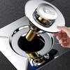 2Pcs Anti-clogging Bounce Press-Type Floor Drain Stainless Steel Drain Plug  Bathroom Drain
