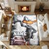 Warner Bros. Film (12) Personalizza il tuo tappeto con nome, cuscino per sedia da ufficio, regalo per camera da letto, soggiorno di casa.