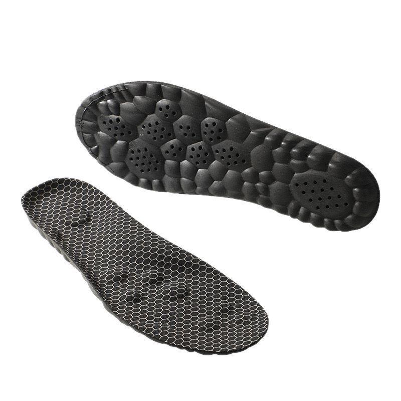 Graphene Insoles with Poop-Stepping Feel, Massage, Shock Absorption, Comfortable, Breathable, High Elasticity, Arch Support, Anti-Fatigue.