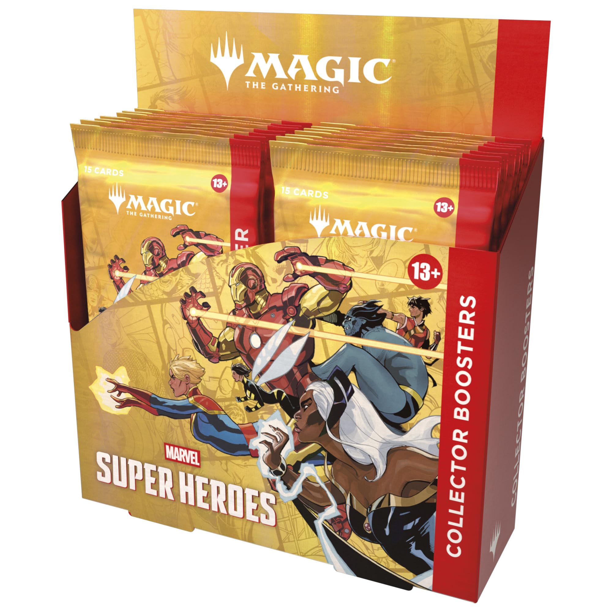 

магия: Сборник Marvel Super Heroes Коллекционная Бустерная Коробка 12 Пакетов Английское Издание MTG Коллекционная Карточная Игра Wizards of the Coast D53580000