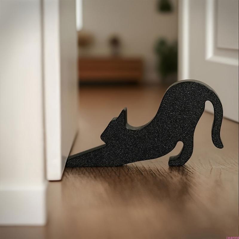 Creative Doorstop Door Bumper Cats Shaped Door Stop With NonSlip Base Perfect For Indoor Space