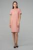 Basic Light Knee-length Dress with V-neck and Short Sleeves Assorted Colors