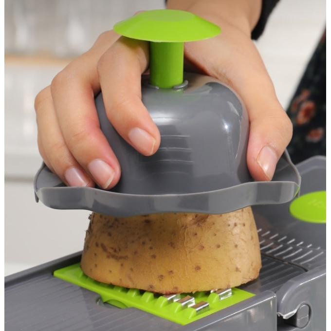 14in1 Multifunctional Vegetable Chopper, Vegetable Slicer Dicer Cutter, Black/Green, Kitchen Cutting Tool