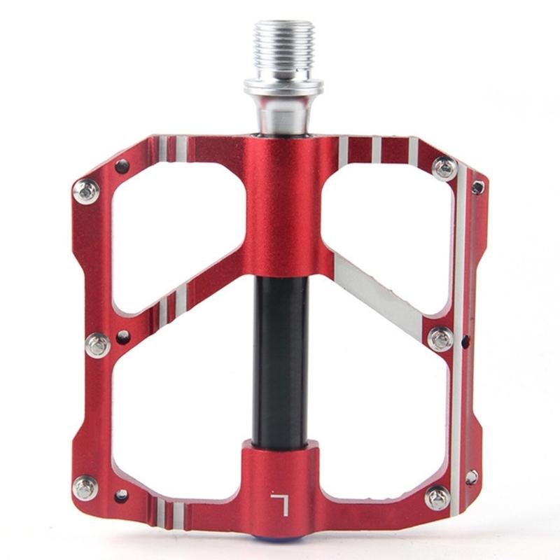 Aluminum Alloys Mountain Bicycles Pedal Light Weight Antiskid Bicycles Pedal Wide Flat Cycling Pedal Easily To Install