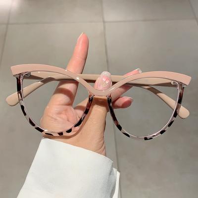 Luxury Anti Blue Light Optical Cat Eye Glasses Women Vintage Brand Designer Myopia Prescription Sexy Ladies Eye Glasses Frame