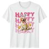 Happy Happy Happy Easter Unisexs TShirt Labrador Puppy Chicks Easter Holiday