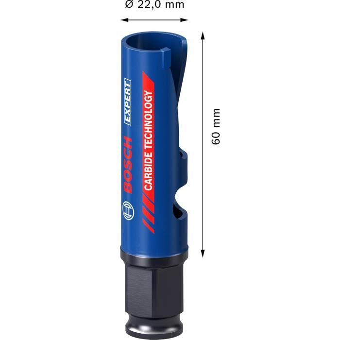 Scie Trépan - Bosch - EXPERT Construction Material - Ø 22 Mm - Longue Durée - Pour Matériaux Durs