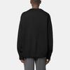 Y-3 FW22 Logo Bestickter Einreiher Langarm Strick Cardigan Unisex Cardigans Schwarz H44809