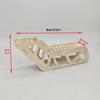 Natural Wooden Hideaway House for Hamsters: Underground Cave Style, Perfect for Golden and Dwarf Breeds.