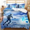 Spaceship Duvet Cover Set Spaceship Travel Through The Galaxy Space Bedding Set Pillowcase Queen King Size Polyester Qulit Cover