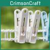 Laundry Plastic Clips With Strong Grip For Clothes Drying And Wind Resistance