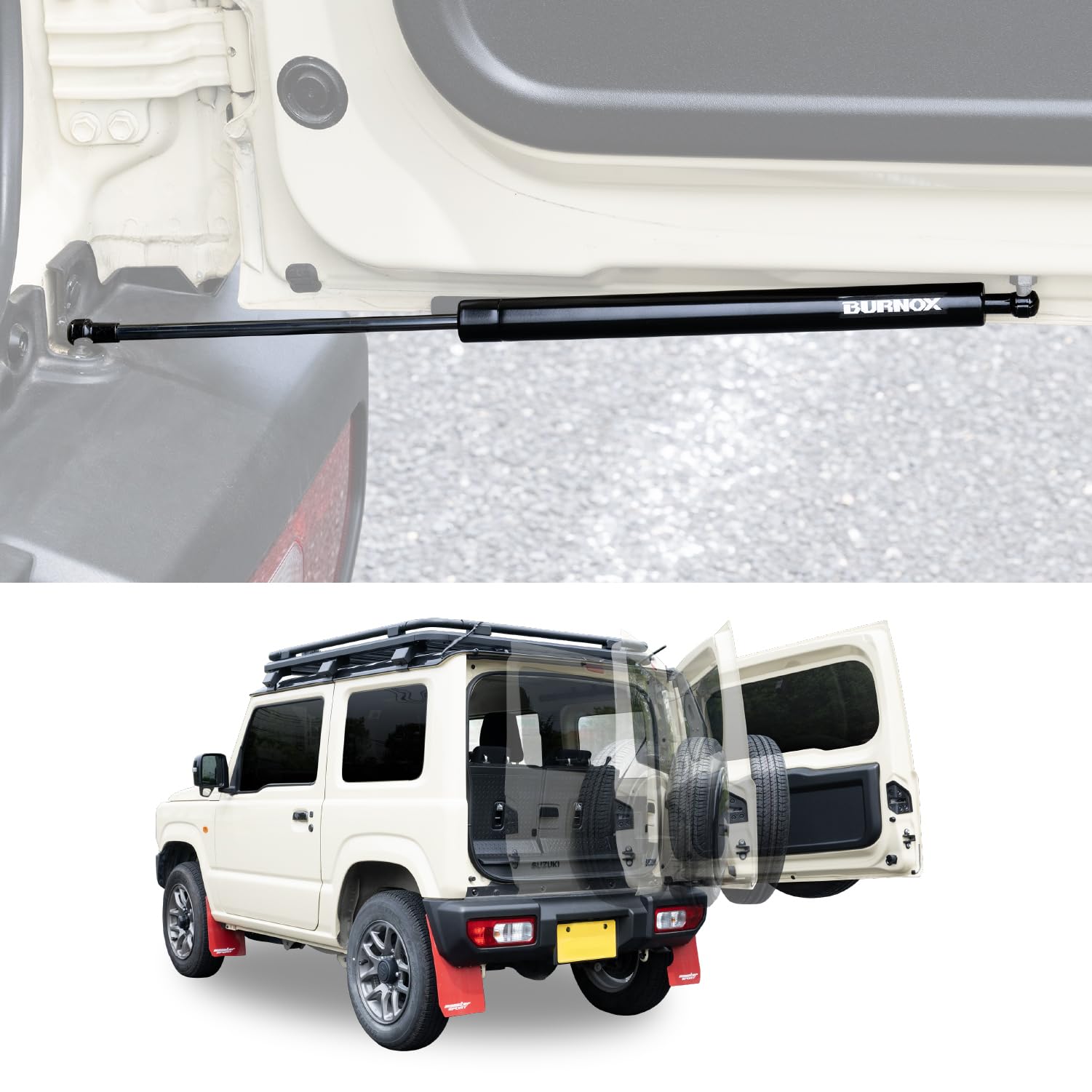 

SEIWA IMP390 Rear Hatch a accessory for Suzuki and Nomad with a assists with opening and and provides trunk and rear hatch This Jimny accessory