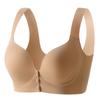 Seamless Underwear Women's Front-buttoned Bra No Underwire Gathering Bra Thin Vest Bra Push Up Bra