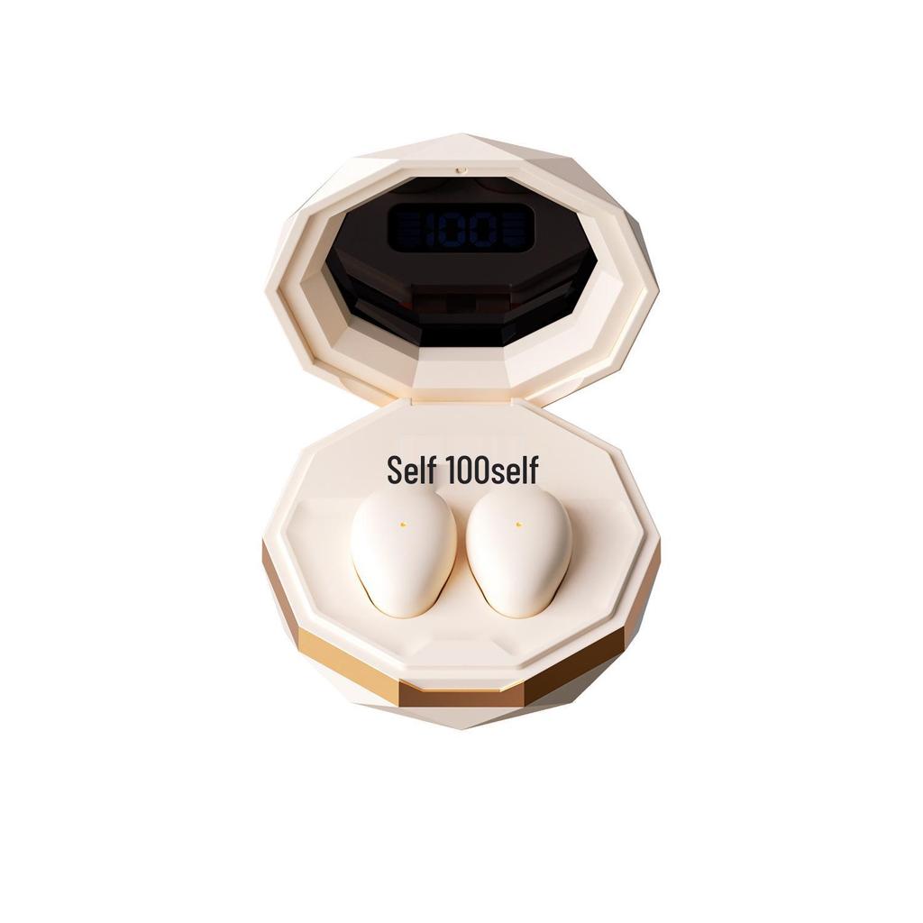 2025 Mini Bean-Shaped Bluetooth Earbuds: Sleep Noise Reduction, Super Small, Invisible Wireless Stereo Earphones