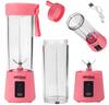 Portable Rechargeable Blender 400ml Usc-C 2X3000Mah Pink Kraft&Dele