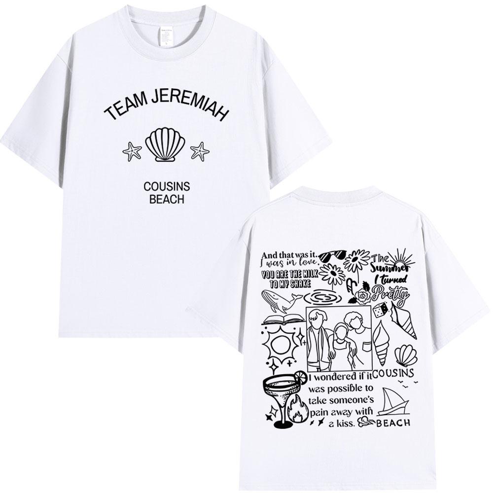 TV Play The Summer I Turned Pretty Team Jeremiah Cousins Beach Graphic Tshirt Men Women Casual Cotton T Shirts Oversized Tshirt