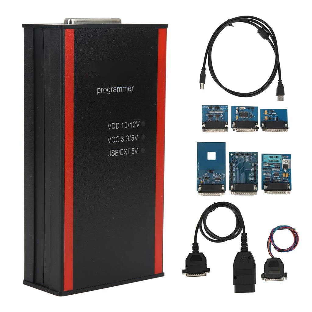 for Iprog+ Pro V86 ECU Programmer IMMO Mileage Correction Car Diagnostic Scanners with Adapters for Auto
