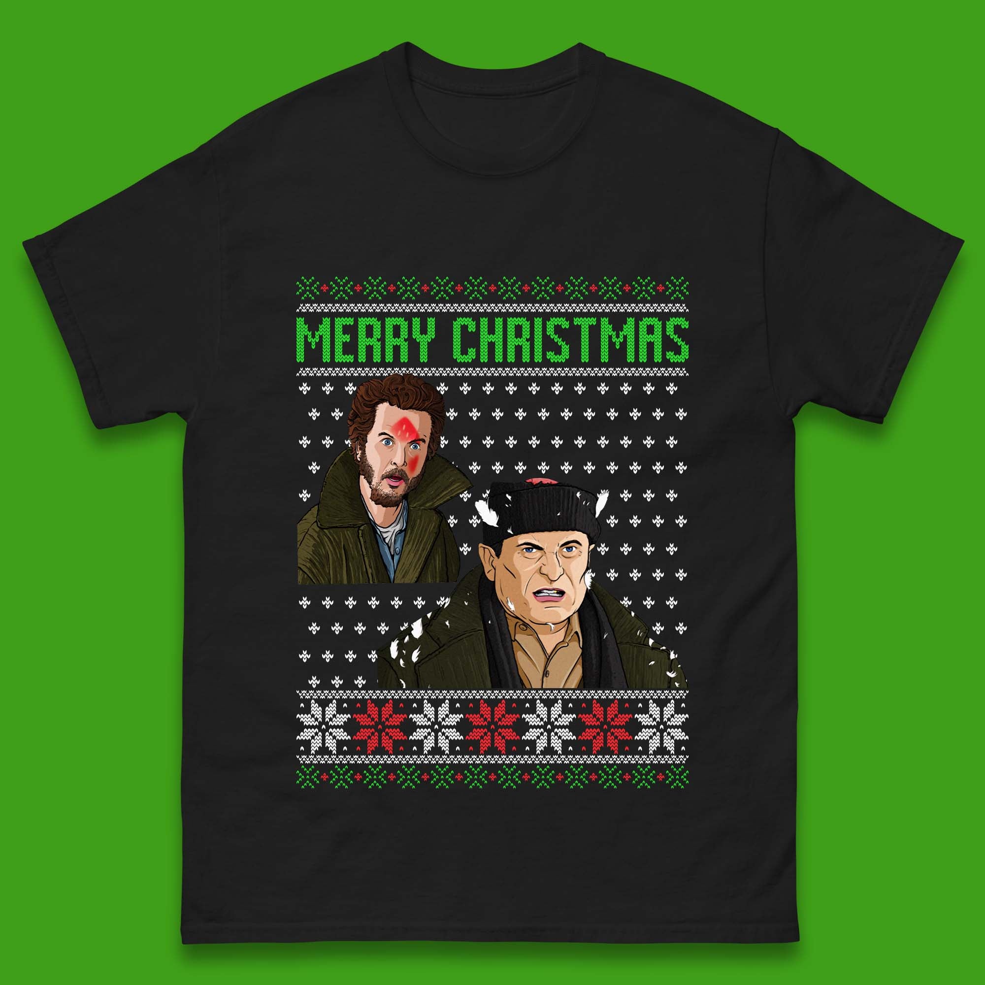Marv And Harry Christmas Mens T-Shirt Womens Tops Tees S