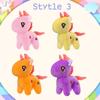 4-24pcs Mini Plush Unicorn Stuffed Animals Unicorn Celebration Favors Bulk Playthings DIY Plush Keychain Stuffed Animal Designed for Children
