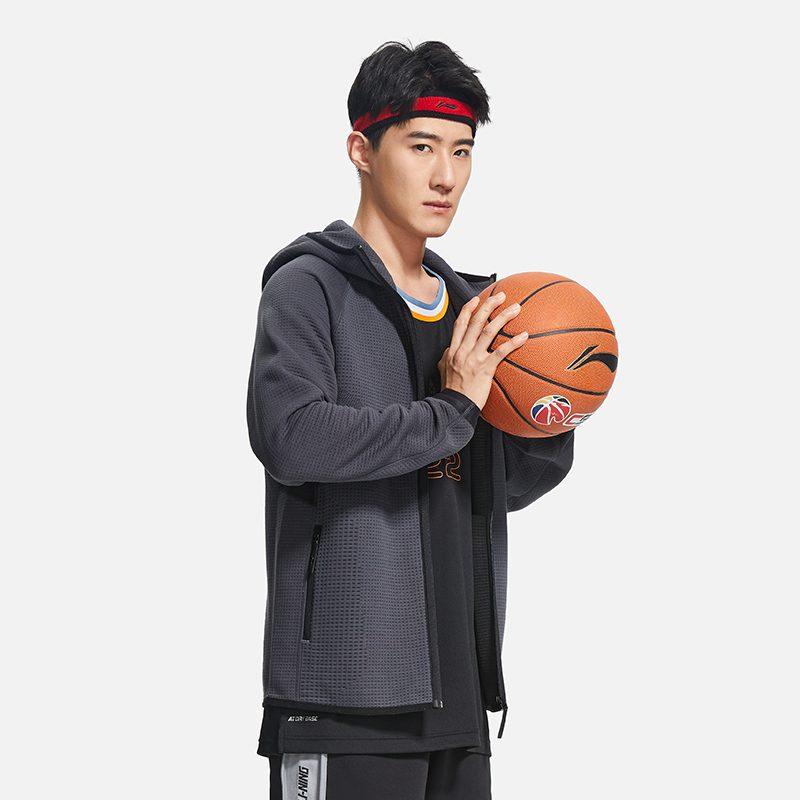 Li Ning Sports Basketball Collection Sweatshirt Unisex Standard White AWDSC13-2