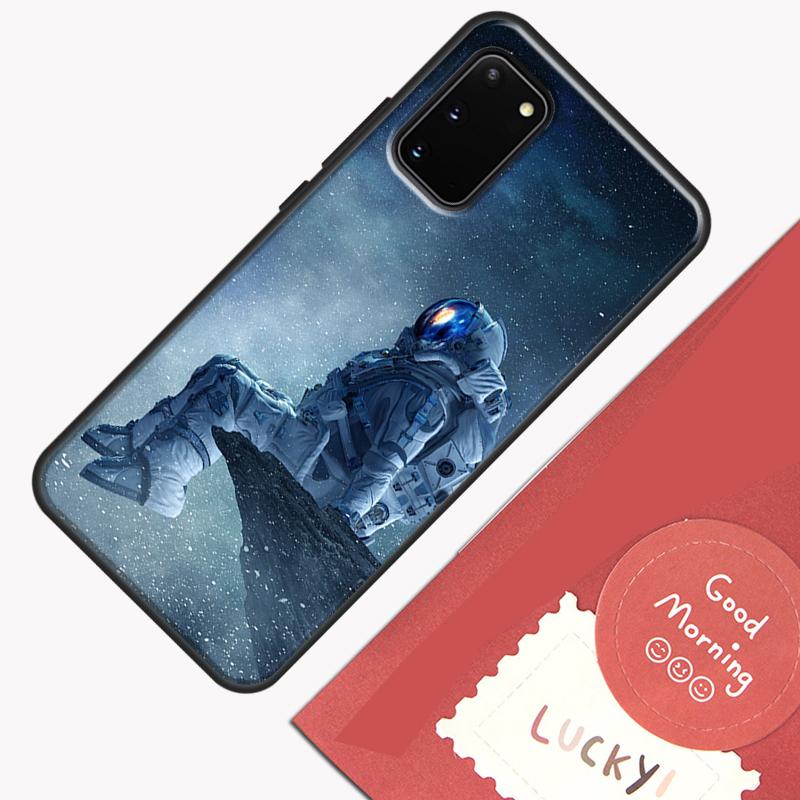 Astronaut Star Space Phone Case For Samsung Galaxy S24 S26 Ultra S20 S21 S22 S23 S25 Plus S10 S25 FE Cover Shell