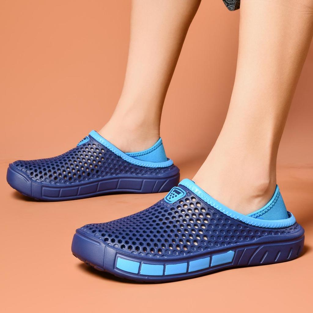 Men's Breathable Outdoor Garden & Beach Shoes - Lightweight, Comfortable, Wear-Resistant