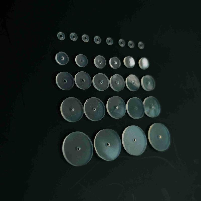100pcs Stabilizer Earrings Backings Clear Silicone Earrings Back Stopper Practical Healing Discs Pads for Ear Support