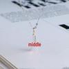 S925 Sterling Silver Flower & Smiley Face Pendant with Epoxy Color - DIY Bracelet Necklace Charm