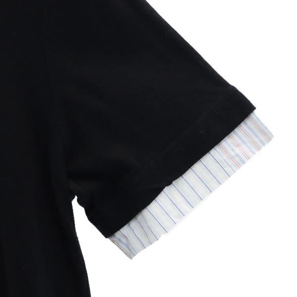 Y's Made In Japan Short Sleeve Design Cut 2 Black Series Women Used