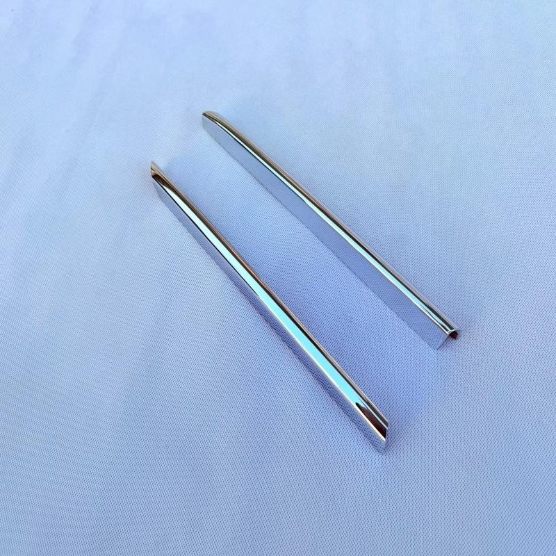 For Toyota Grand Highlander 2024 2025 ABS chrome Exterior Upper grille mesh net decorative strip Front bumper air vent frame