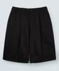 Piali One-Tuck Chino Wide Half Pants (Black)