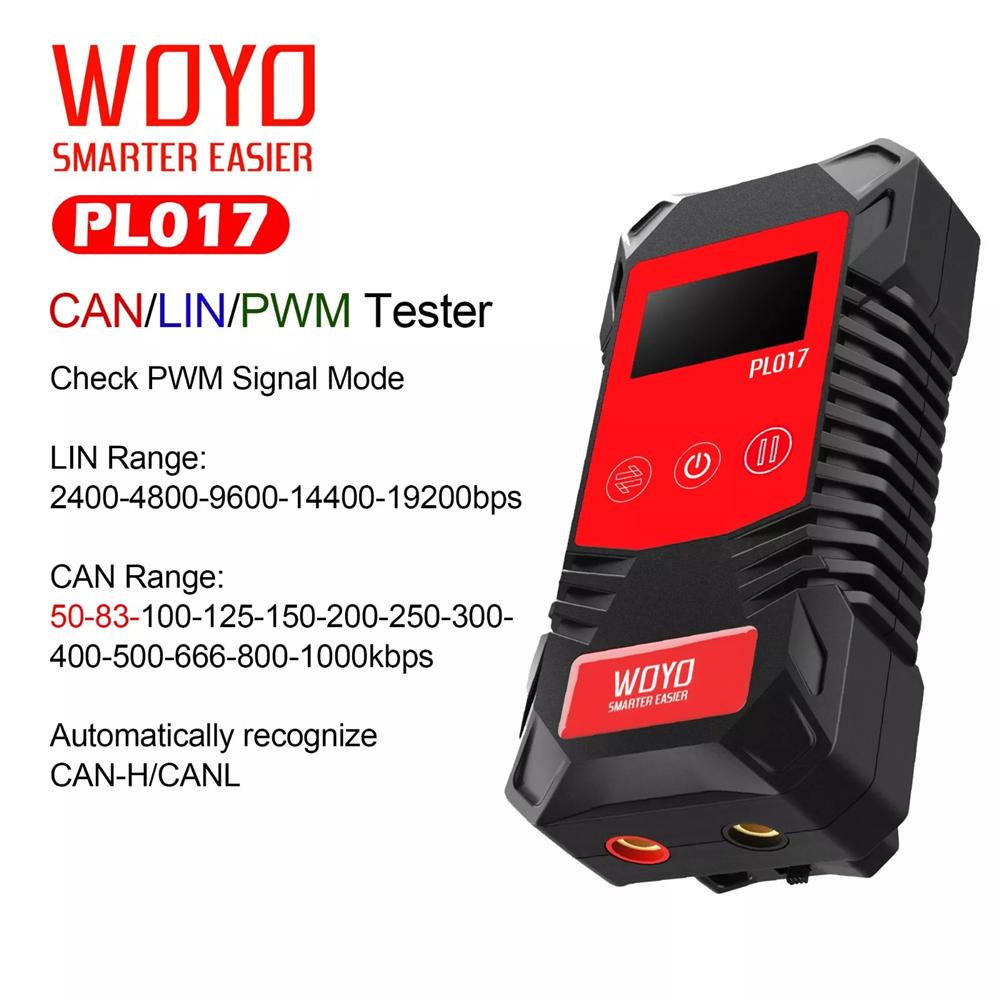 WOYO CAN LIN PWM Tester ist ein digitaler Tester, der speziell für Automobilelektronik entwickelt wurde,