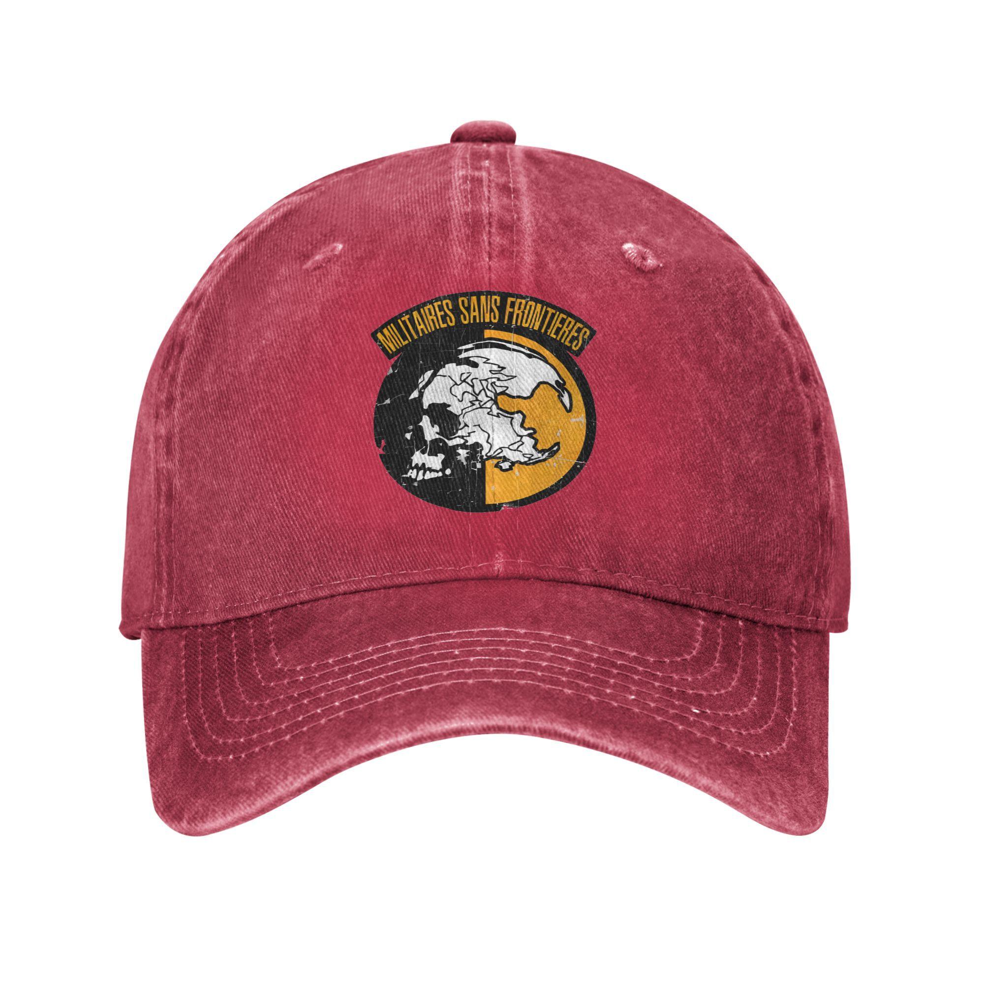 

Summer Metal Gear Solid Militaires Sans Baseball Cap Sun Sunscreen Design Washed Trucker Hat Men Adult Fashion Baseball Caps One Size