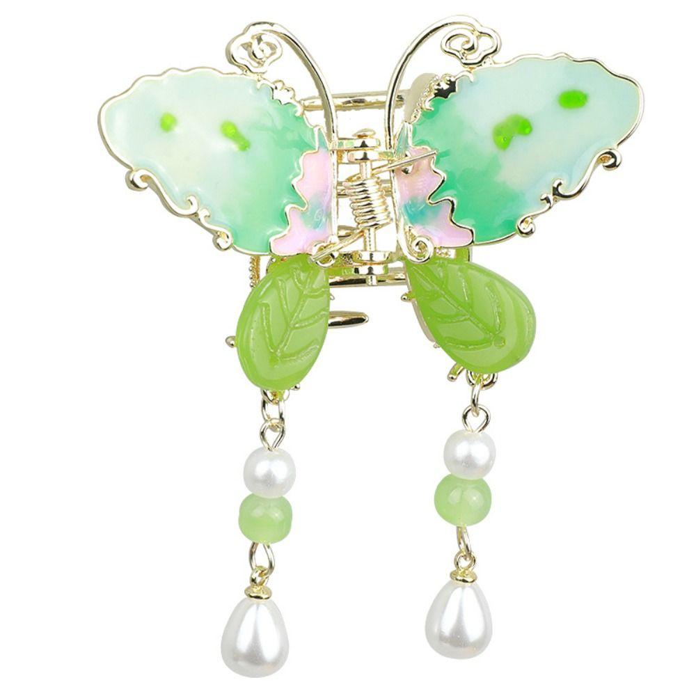 

Medium Butterfly Hair Clip Zinc Zinc Zinc Alloy Shark Clip Personalized Butterfly Hair Claw Girl