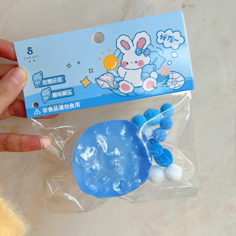 Прозрачная Океанская Муссовая Игрушка-Пищалка Квадратная Игрушка-Антистресс Мягкий Круглый Антистресс Сжимаемая Сенсорная Игрушка для Снятия Напряжения