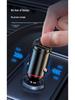Compact Dual USB Car Charger with Pull-Ring Design - 200W Fast Charging & Multifunctional Cigarette Lighter