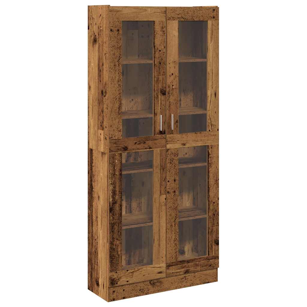 Highboard im Vintage-Holz-Look 82,5 x 30,5 x 185 cm Holzwerkstoff