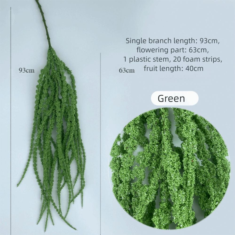 Flerfärgad Konstgjord Hängande Växt Prydnad Hängande Lång Tofs Blomma Gåva