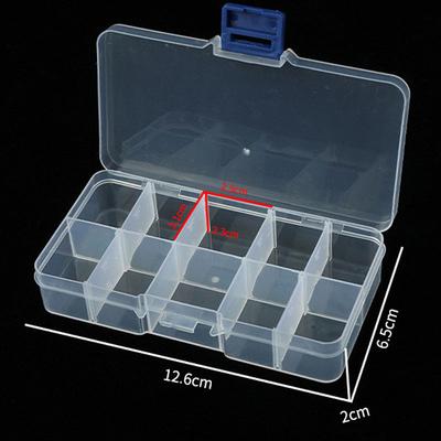 10 Slots Adjustable Plastic Storage Box Storage Box Case For Jewelry Diamond Embroidery Craft Bead Pill Holder Storage Tool