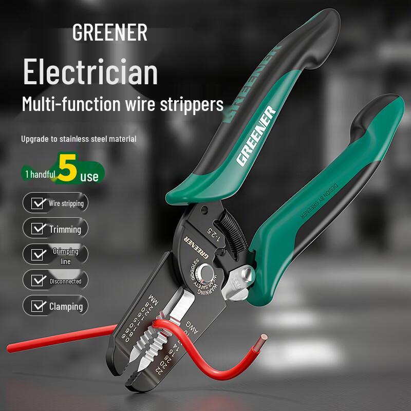 Greener Multi-function Wire Stripper Pliers