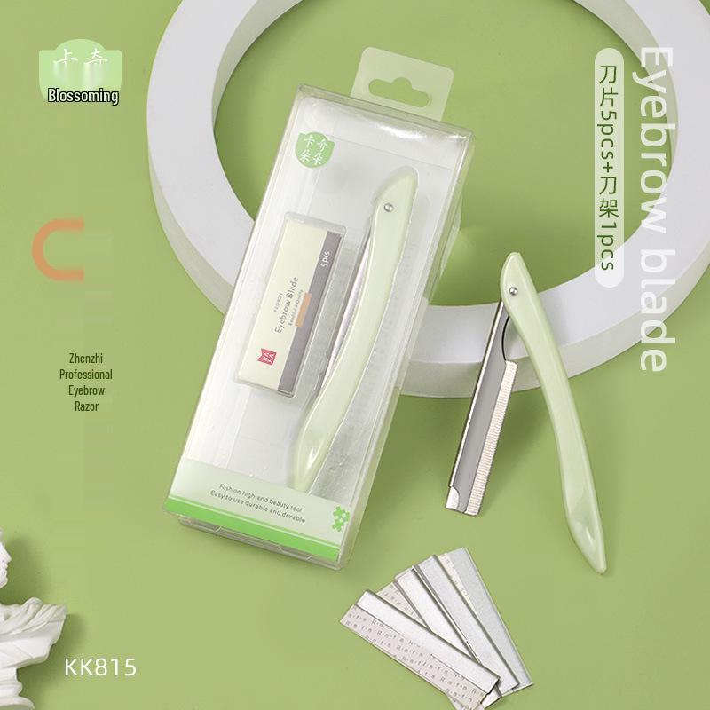 

Kaqi Duoduo Folding Eyebrow Trimming Knife with Sharp Corrugated Blade KK815