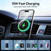 Magnetic Car Phone Holder For Land Rover Discovery 4 2010 2011 2012 2013- 2016 15W Wireless Charging Phone Stand MagSafe Base