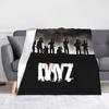 DayZ Strzelanka Dzianinowy Koc Atak Zombie Puszysty Koc Rzutowy Pościel Sofa Przenośny Lekki Narzuty Oddychający