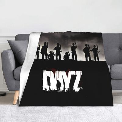 DayZ Ballerspiel Strickdecke Zombie-Angriff Flauschige Überwurfdecke Bettwäsche Sofa Tragbar Leichtgewicht Bettüberwürfe Atmungsaktiv
