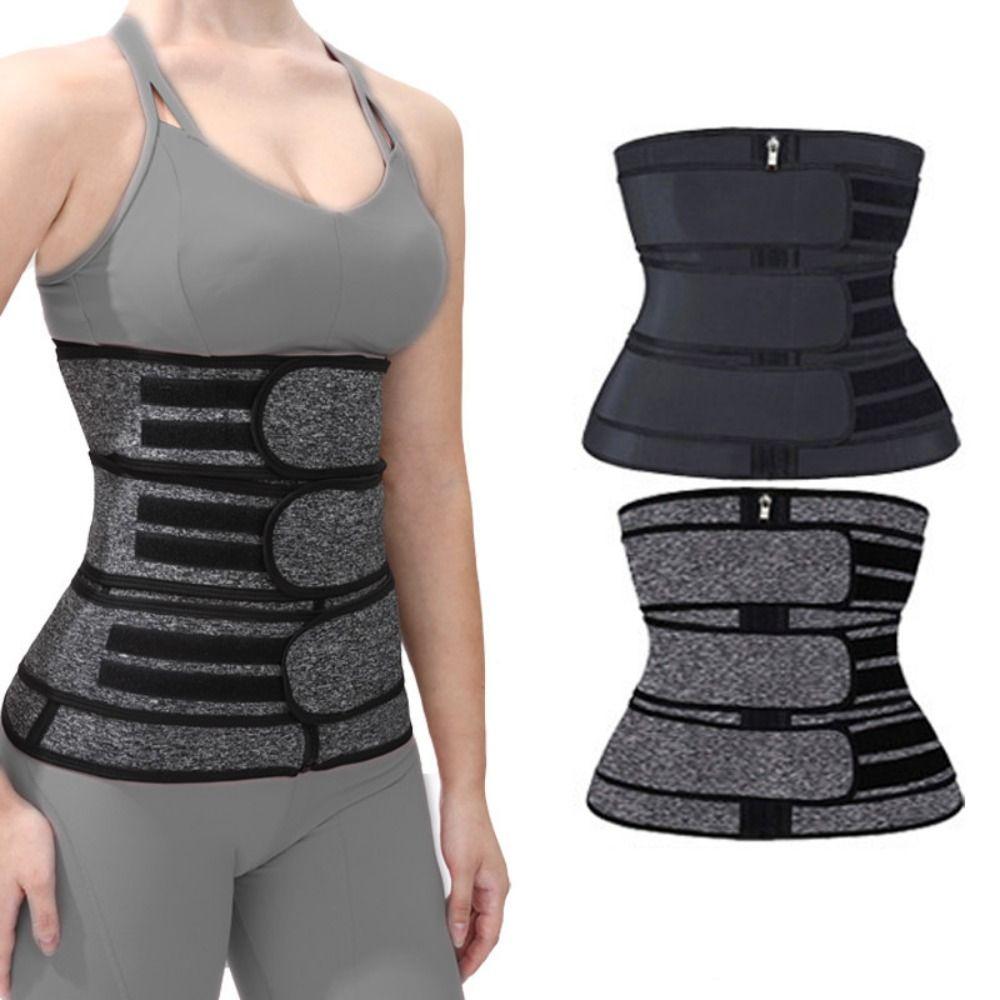Sauna Sweat Abdominal Slimming Belt Compression Fitness Body Shaper Waist Trimmer Belly Girdle