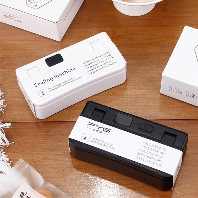 Mini Plastic Bag Heat Sealer USB Rechargeable Portable Food Sealer for Kitchen Travel Camping Storage
