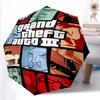 Vibes Vice City Folding umbrella 8 paraphenoid bones Suitable for all seasons outdoor light Three folds