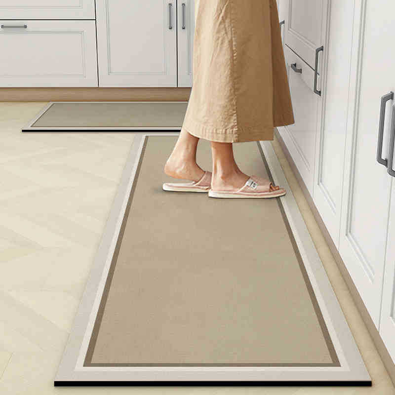 Small Fresh Kitchen Floor Mat, Water-Absorbing And Oil-Absorbing Floor Mat, Household Non-Slip, Wear-Resistant And Dirt-Resistant Floor Mat, Easy